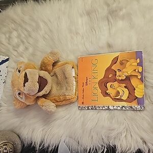 Vintage Disney The Lion King Disney Store Hand Puppet Kiara Plush